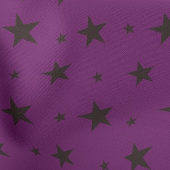 Sky Full Of Fashion Stars Lightweight Cotton Poplin
