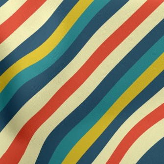 Strong Diagonal Streaks Lightweight Cotton Poplin