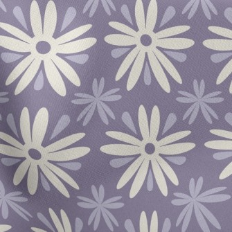 Gentle Romantic Flower Lightweight Cotton Poplin