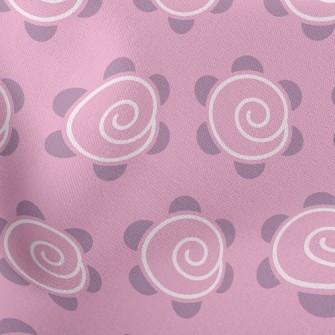 Swirl Dot Florets Lightweight Cotton Poplin