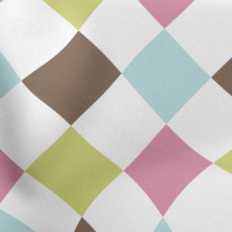 Colorful Square Lightweight Cotton Poplin