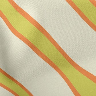 Large Gap Stripes Lightweight Cotton Poplin