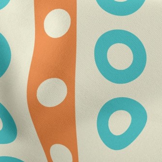 Size Circle Lines Lightweight Cotton Poplin