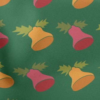 Bicolor Christmas Bells Lightweight Cotton Poplin