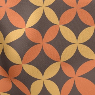 Two-Color Petal-Shaped Floral Lightweight Cotton Poplin