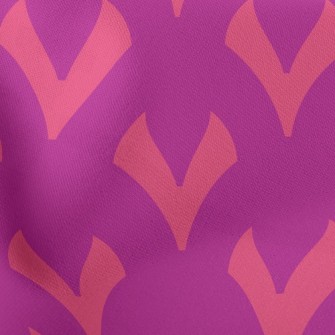 Geometric Heart Lightweight Cotton Poplin