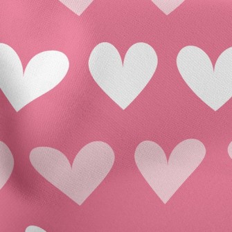 Sweet Double Color Love Lightweight Cotton Poplin