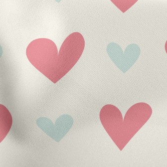 Cute Heart Lightweight Cotton Poplin