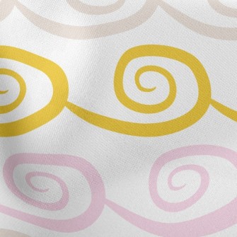 Tricolor Cirrus Clouds Lightweight Cotton Poplin