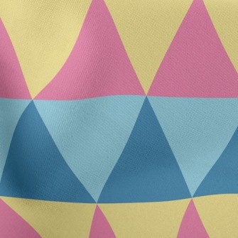 Visual Sense Multicolor Triang Lightweight Cotton Poplin