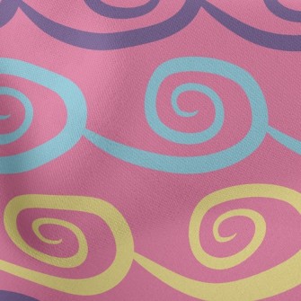 Tricolor Cirrus Clouds Lightweight Cotton Poplin