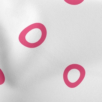 Red Line Dot Lightweight Cotton Poplin