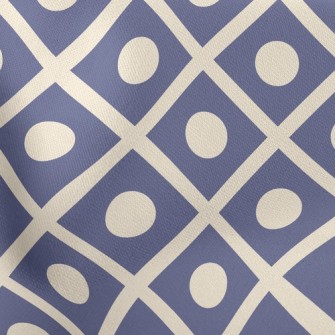 Interlaced Diamond Dots Lightweight Cotton Poplin