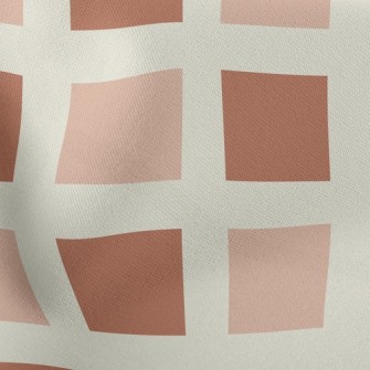 Arrange Two-Color Squares Lightweight Cotton Poplin
