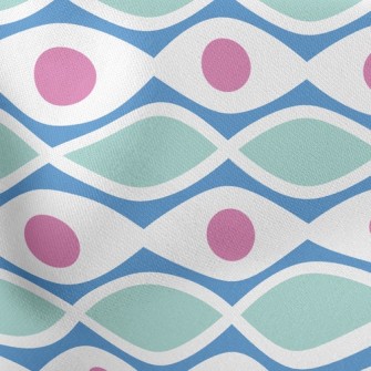Mysterious Little Waves Lightweight Cotton Poplin
