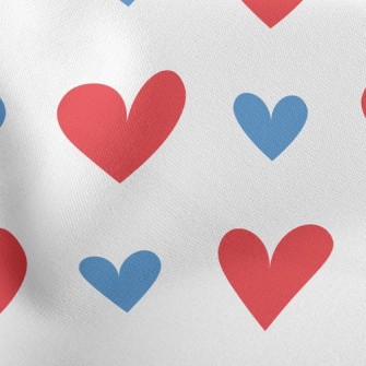 Lively Two-Color Love Lightweight Cotton Poplin