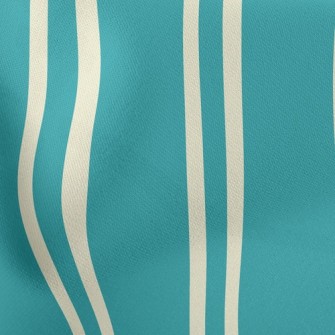 Thick And Thin Stripes Lightweight Cotton Poplin