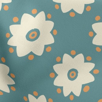 Rare Fantasy Flower Lightweight Cotton Poplin