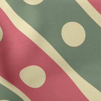 Diagonal Dots Lightweight Cotton Poplin