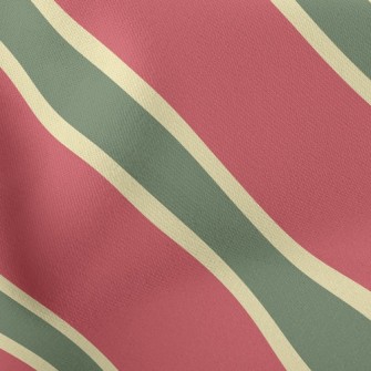 Christmas Feeling Stripes Lightweight Cotton Poplin
