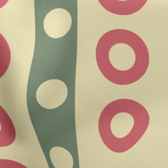 Christmas Wind Size Circle Lightweight Cotton Poplin