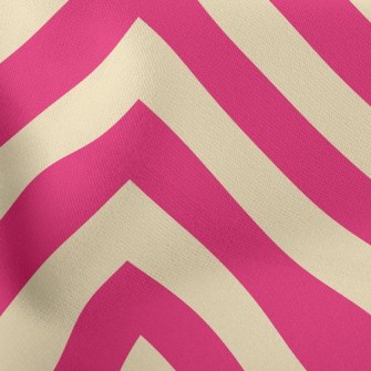 Bright Twists And Waves Lightweight Cotton Poplin