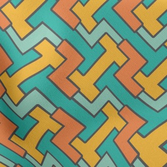 Psychedelic Hose Connections Lightweight Cotton Poplin