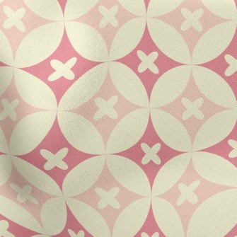 Dream Flower Circle Lightweight Cotton Poplin