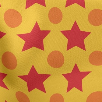Stars Dots Lightweight Cotton Poplin
