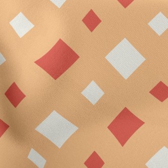 Large And Small Rhombus Lightweight Cotton Poplin