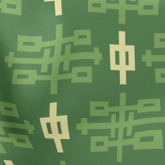 Chinese Style Totem Lightweight Cotton Poplin