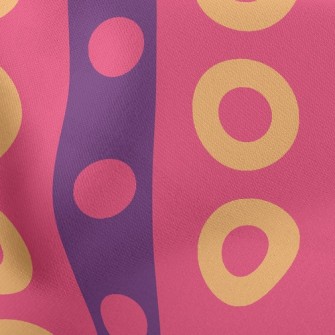 Big And Small Dot Lines Lightweight Cotton Poplin