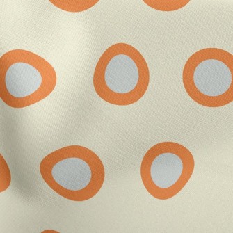 Two-Color Dots On The Outer Fr Lightweight Cotton Poplin