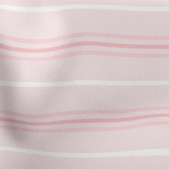 Elegant Style Horizontal Strip Lightweight Cotton Poplin