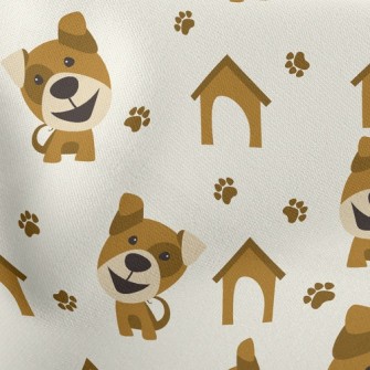Big Head Dog House Lightweight Cotton Poplin