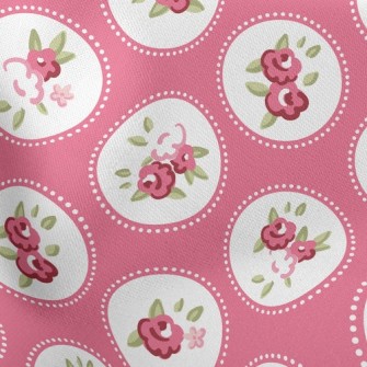 Circle Protects Roses Lightweight Cotton Poplin