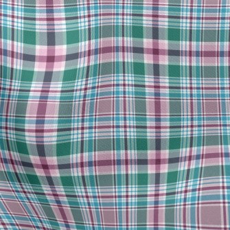 Contrasting Classic Check Lightweight Cotton Poplin