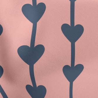 Love String Curtain Lightweight Cotton Poplin