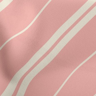 Typical Diagonal Stripes Lightweight Cotton Poplin