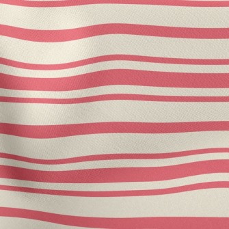 Thick And Thin Stripes Lightweight Cotton Poplin