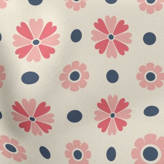 Pink Cosmos Lightweight Cotton Poplin