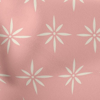 Shiny Flowers Lightweight Cotton Poplin