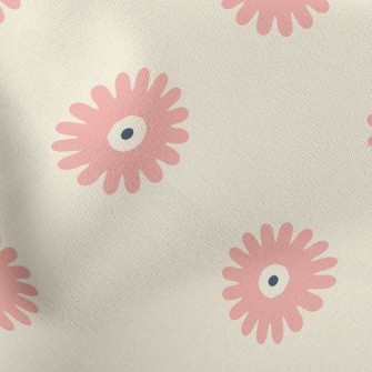 Simple Flowers Lightweight Cotton Poplin