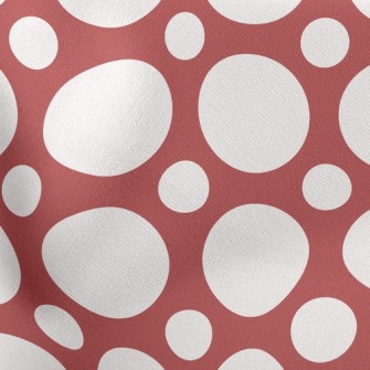 Dots Of Different Sizes Lightweight Cotton Poplin