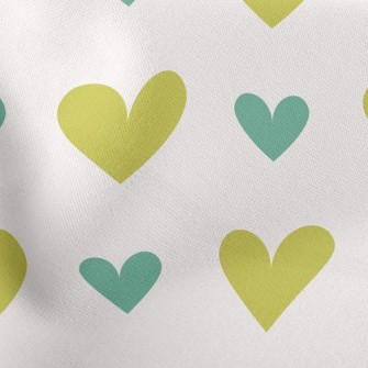 Big And Small Hearts Lightweight Cotton Poplin