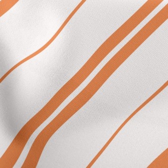 Simple Diagonal Stripes Lightweight Cotton Poplin