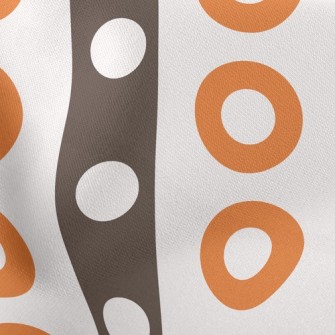 Polka Dot Stripes Lightweight Cotton Poplin