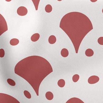 Scalloped Dots Lightweight Cotton Poplin