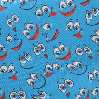 Emoji Midweight Cotton Poplin