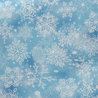 Snowflakes Midweight Cotton Poplin